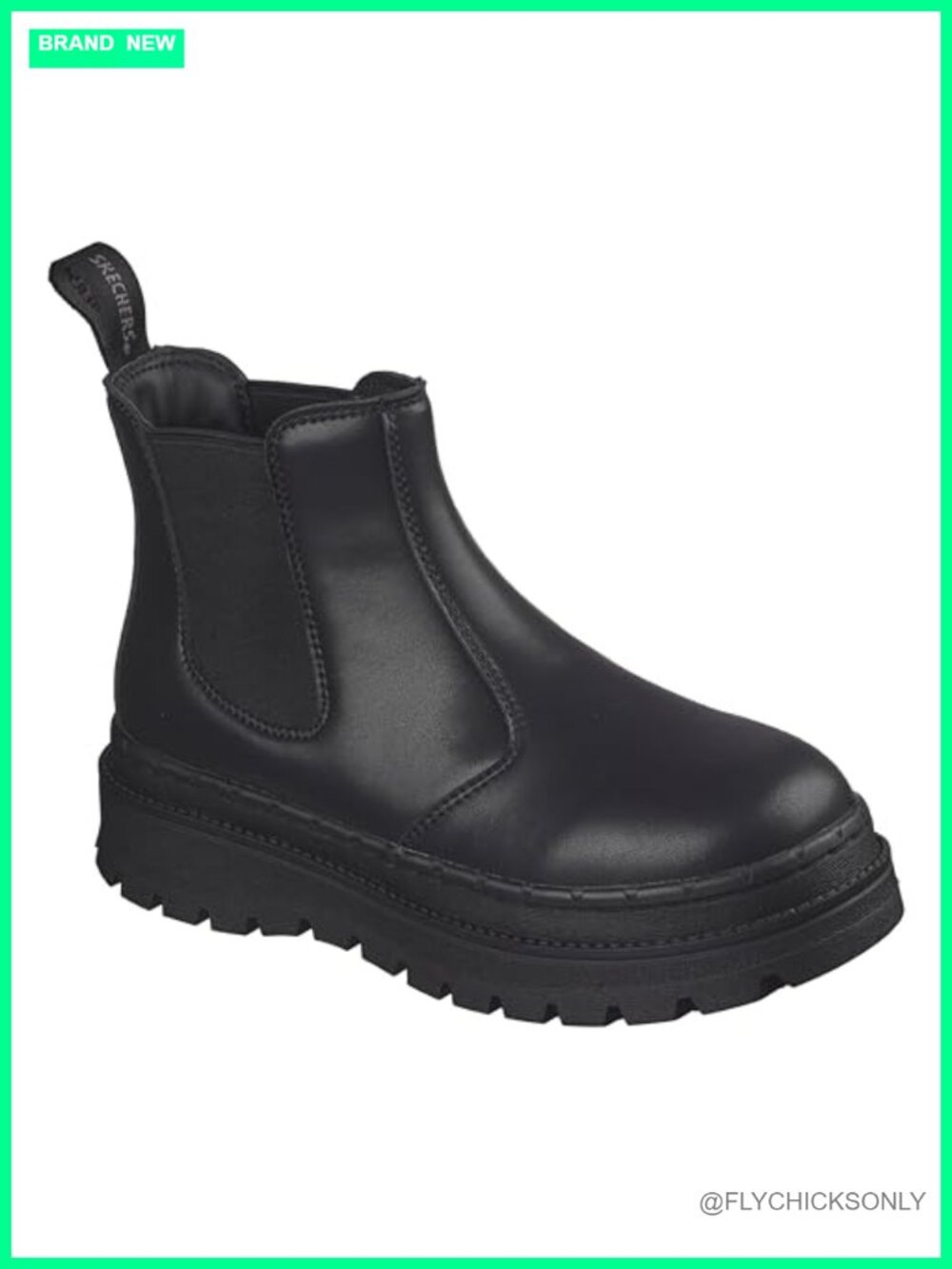 Slip Resistant Leather Chelsea Work Shoes Electrical Hazard Slip-On